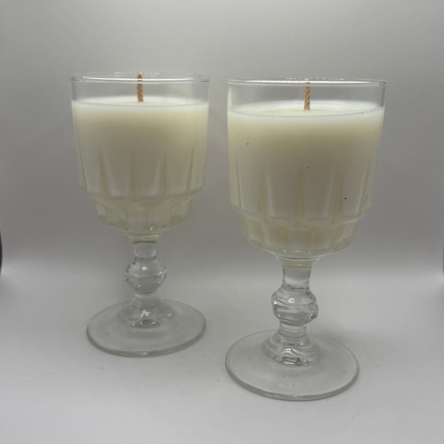 Bougie - Deux verres Verveine modèle 1