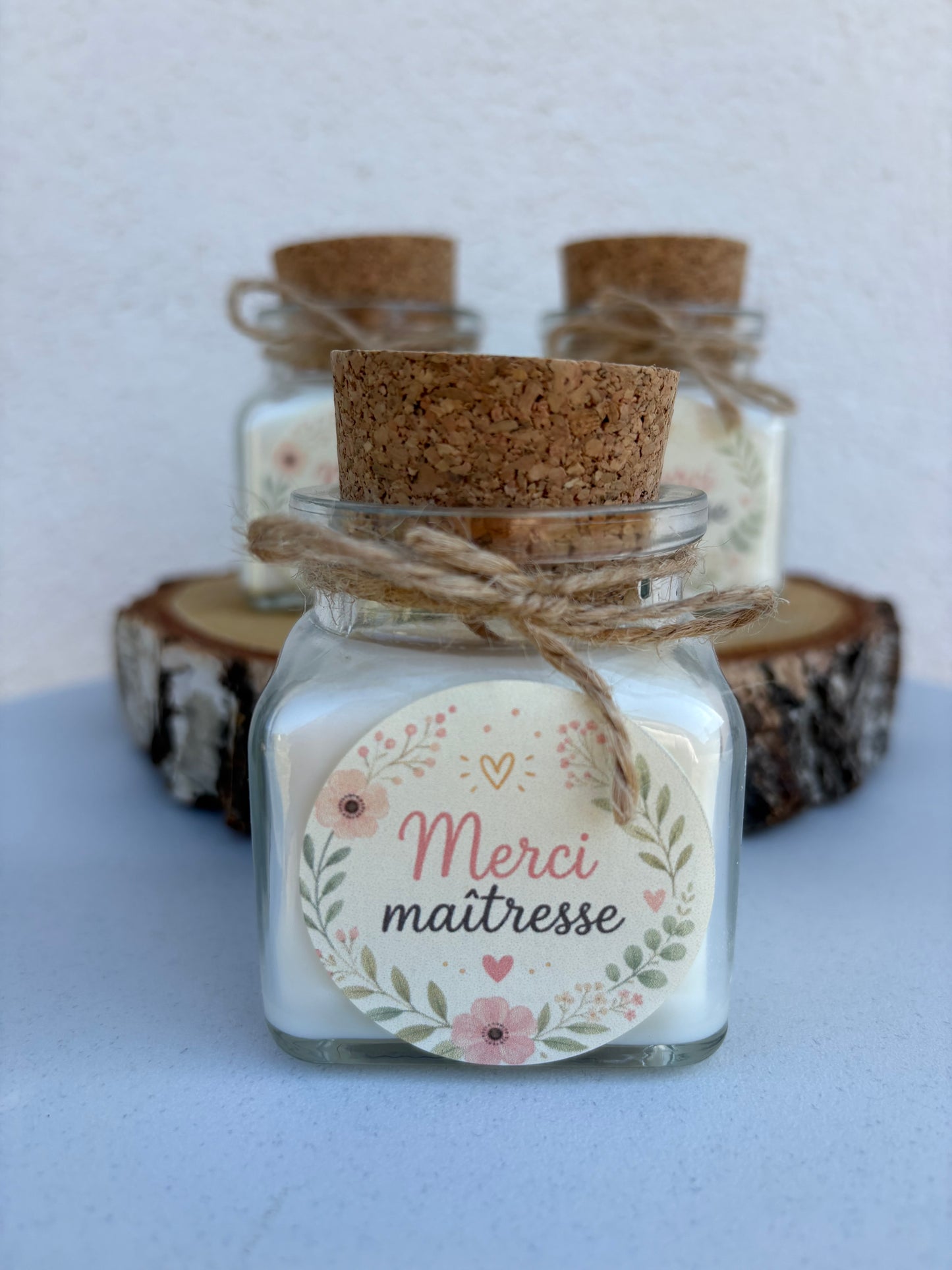 Bougie Merci Maîtresse Modèle 3