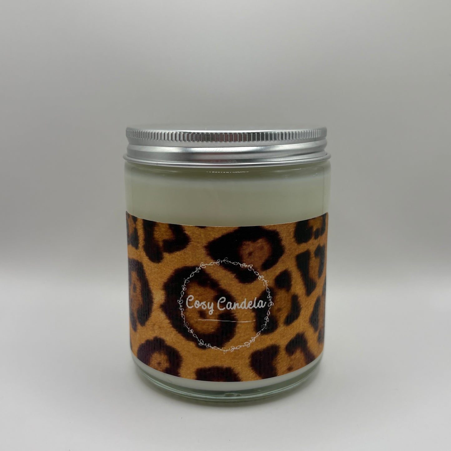 Bougie - LEOPARD fleur de lin