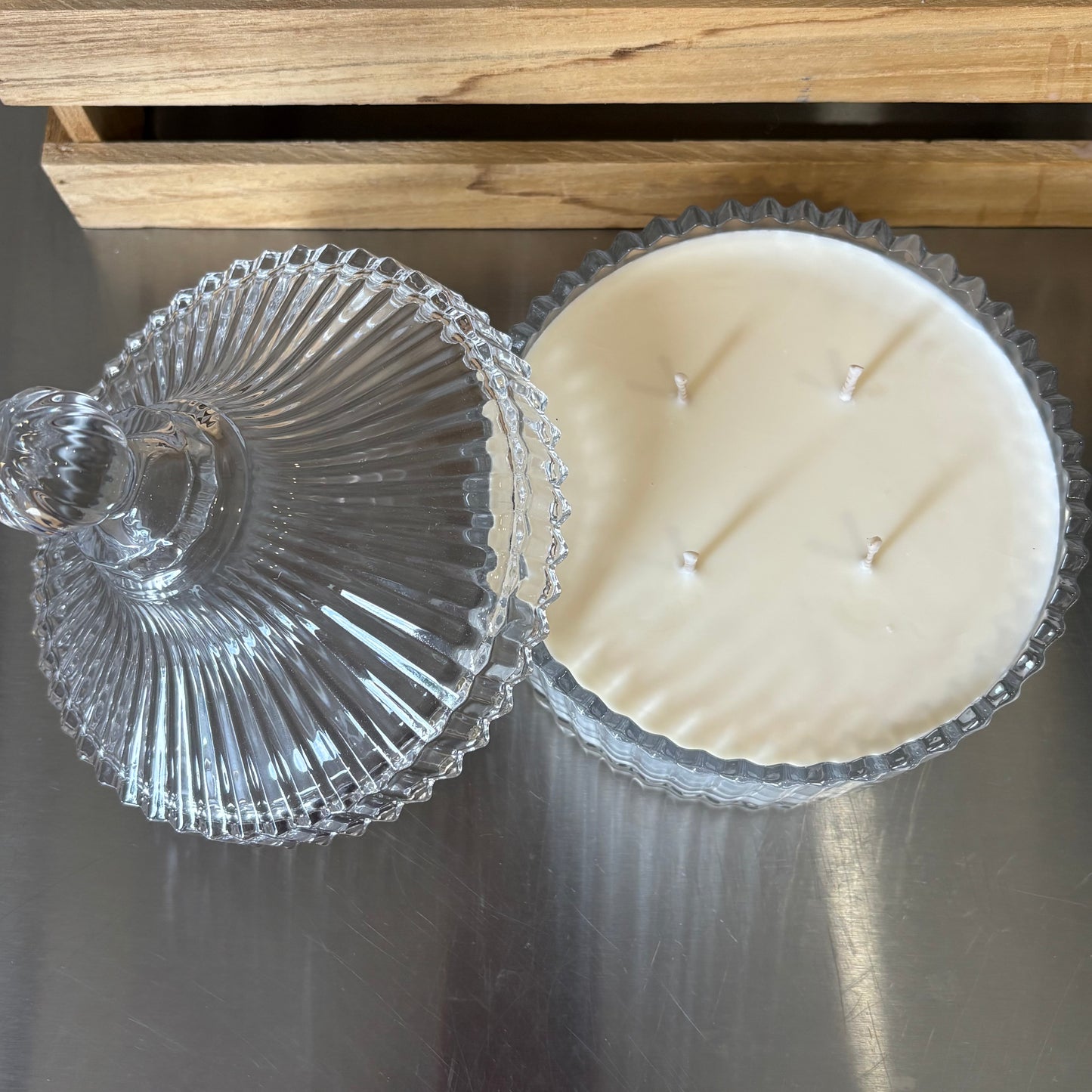Bougie - Bonbonnière au jasmin