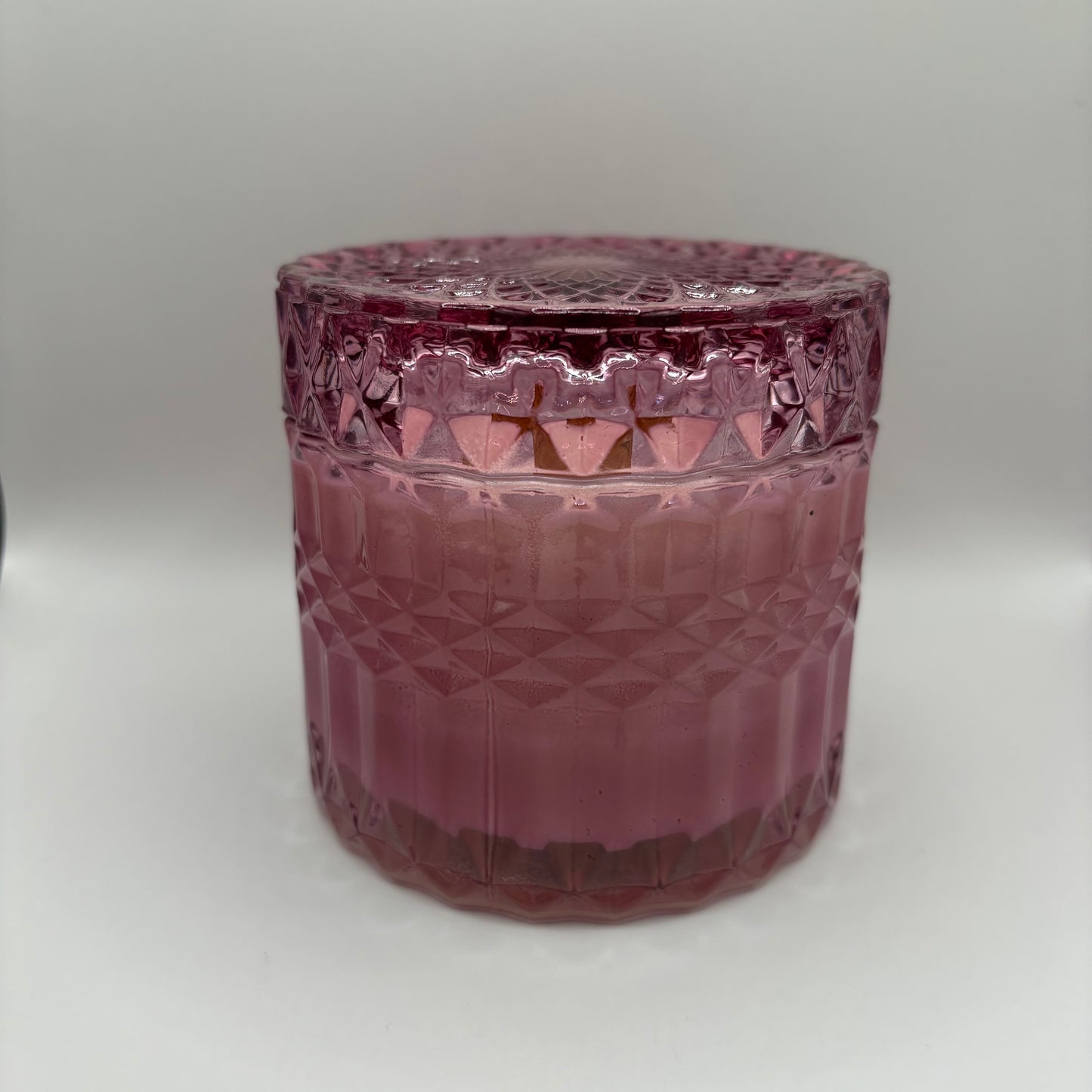 Bougie - Bonbonnière rose à la Cerise