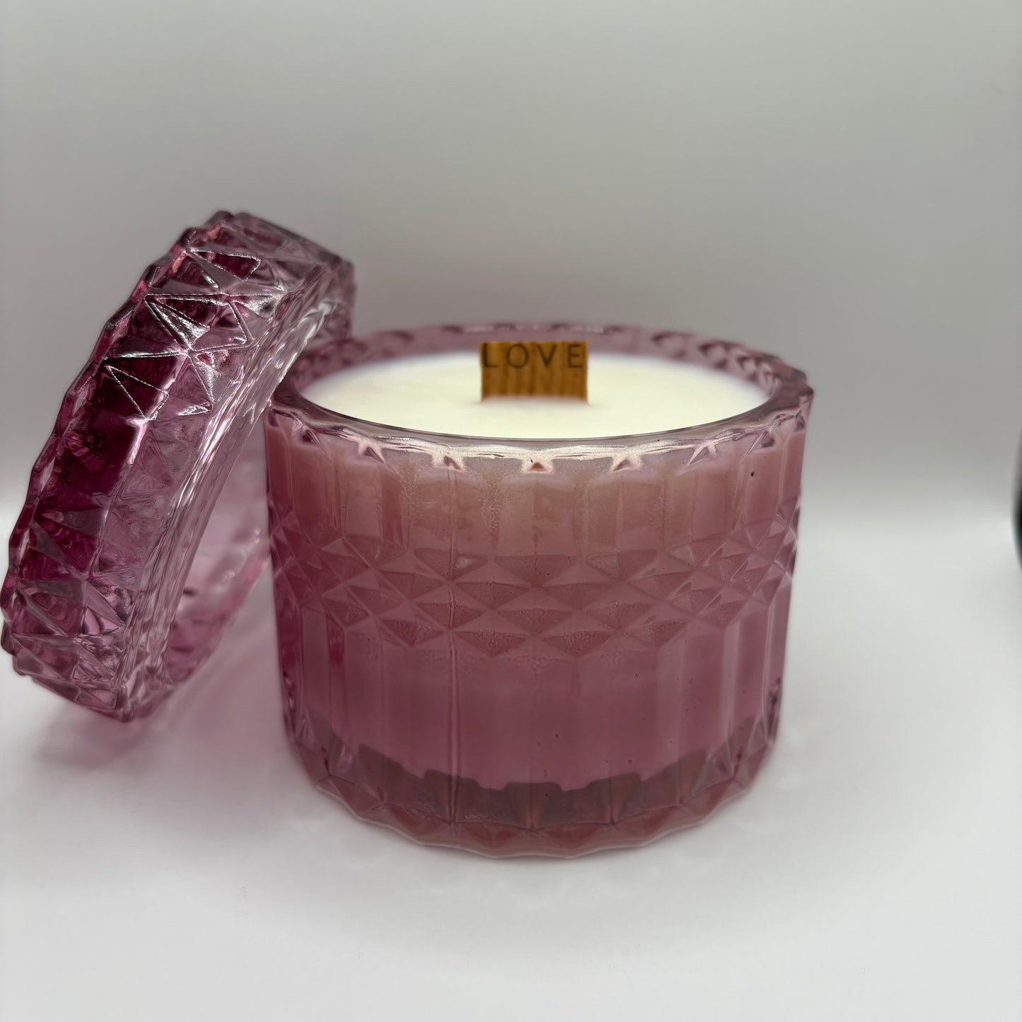 Bougie - Bonbonnière rose à la Cerise