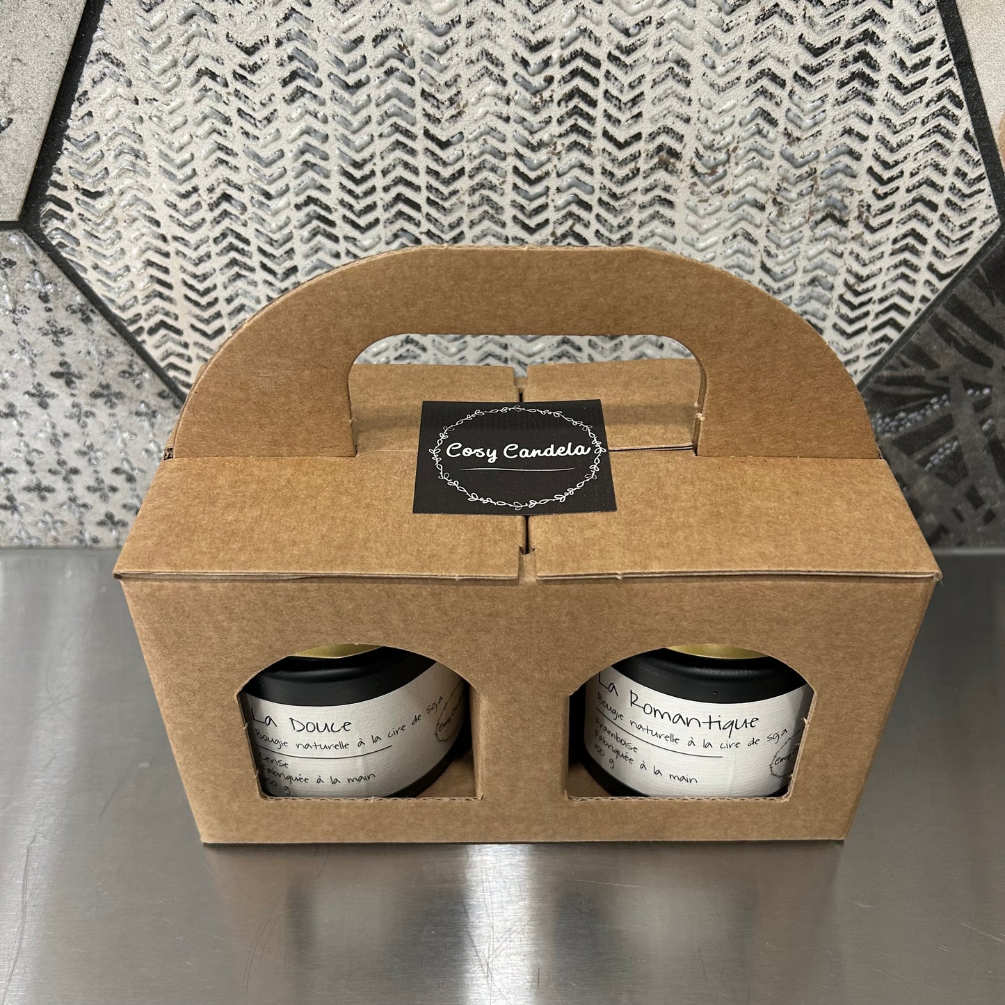 Valisette duo de bougies