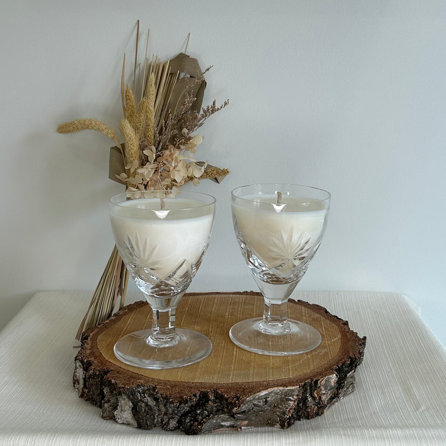 Bougies - Deux verres à la Verveine
