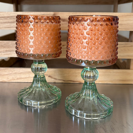 Bougies - Deux photophores modèle 1