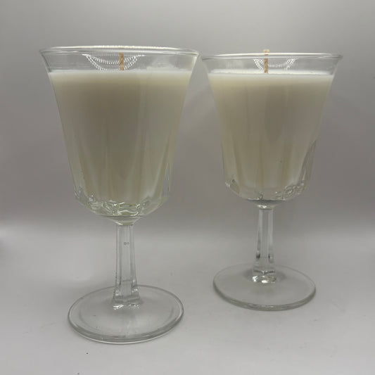 Bougie - Deux verres Cèdre du Liban