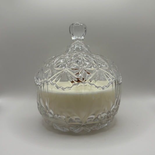 Bougie - Bonbonnière au bois de rose
