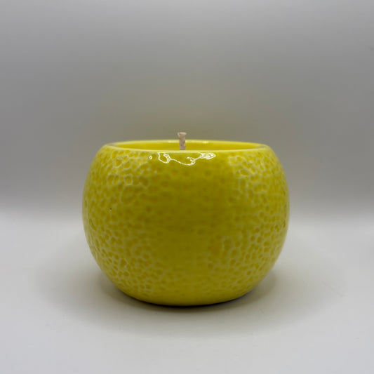 Bougie - Pot "citron" verveine