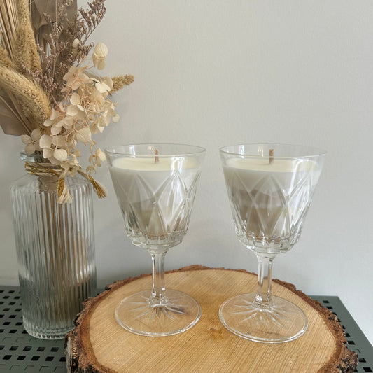 Bougies - Deux verres à la Fleur de Cerisier