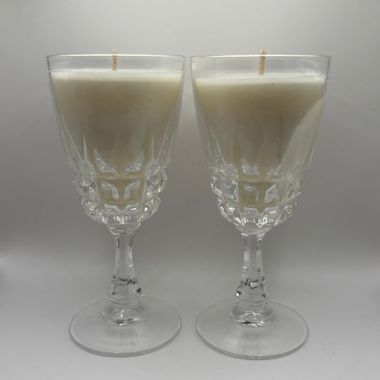 Bougies - Deux verres anciens modèle 3