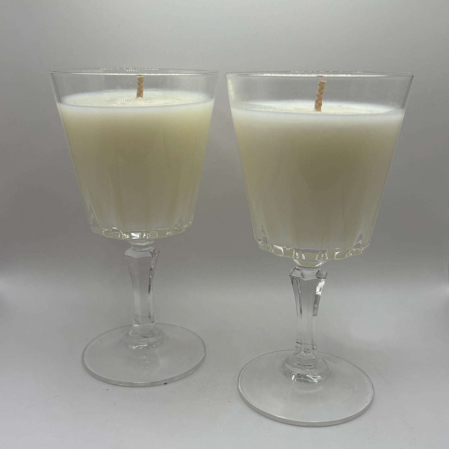 Bougie - Deux verres Verveine modèle 2
