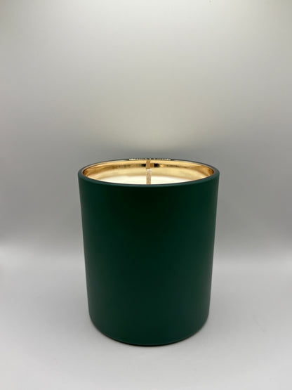 Bougie - Pot vert à la menthe chlorophylle