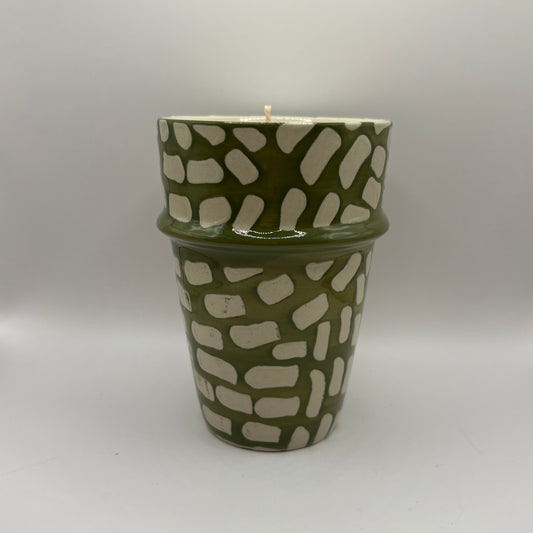 Bougie - Mug vert clair