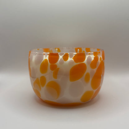 Bougie - Pot moucheté fleur de cerisier