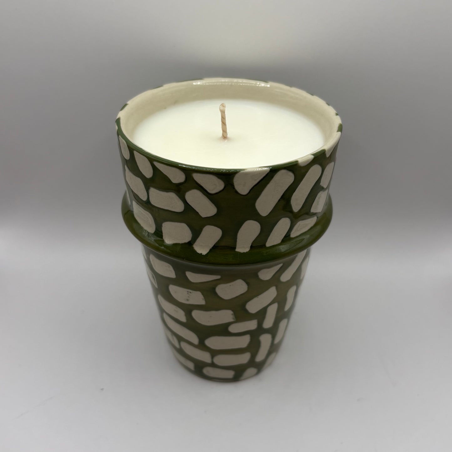 Bougie - Mug vert clair