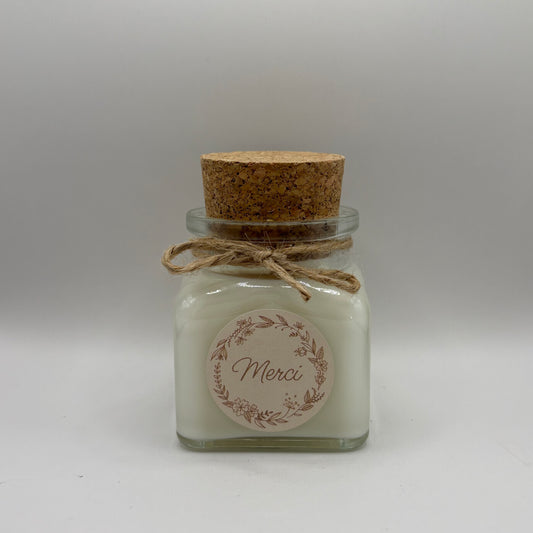 Bougie - Merci fleur de coton