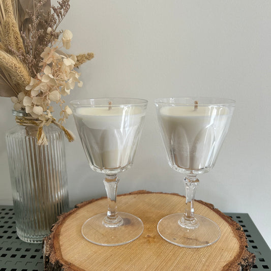 Bougies - Deux verres à la Fleur de Cerisier