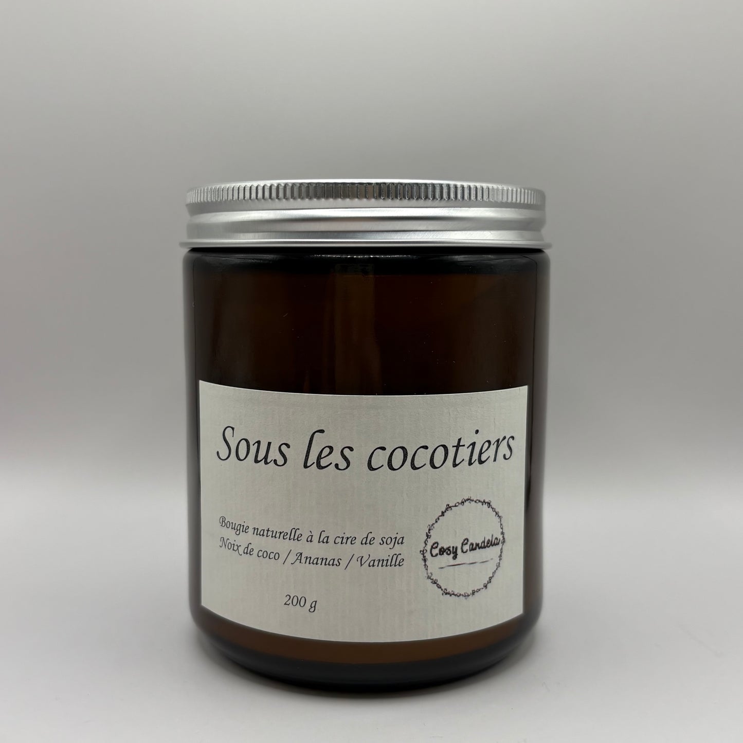 Bougie "sous les cocotiers" - Noix de coco, Ananas, Vanille