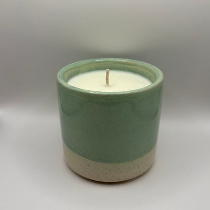Bougie - Pot pastel vert
