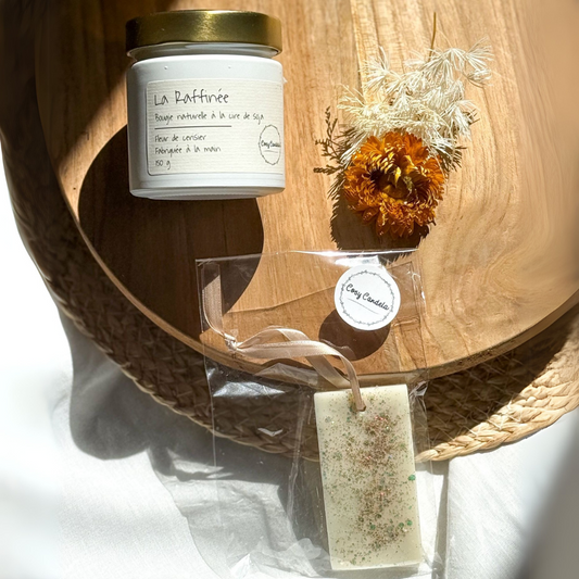 Duo Bougie au choix & Suspension parfumée