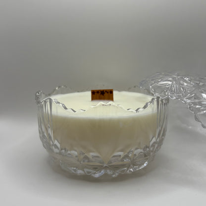 Bougie - Bonbonnière au bois de rose