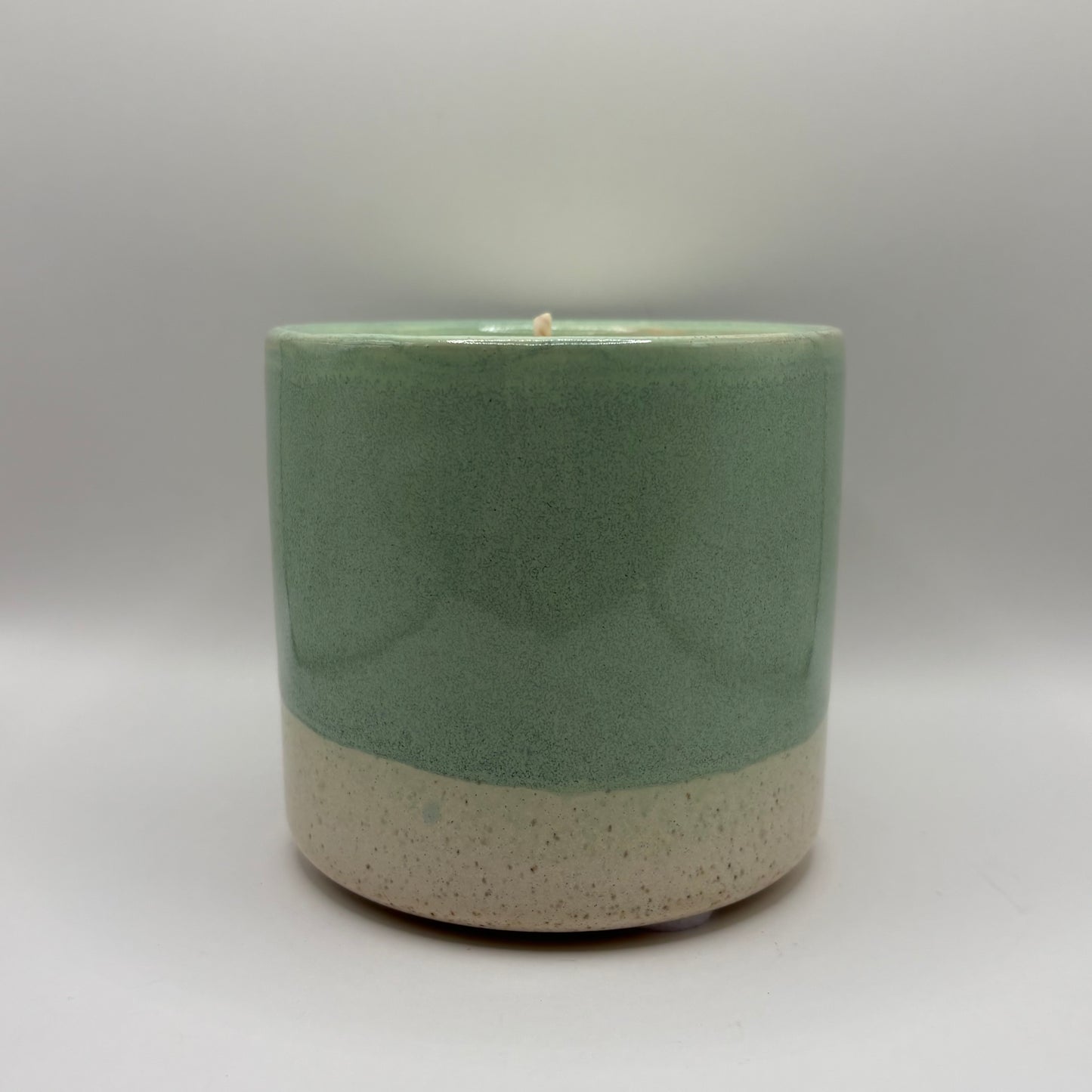 Bougie - Pot pastel vert
