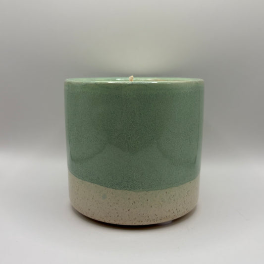 Bougie - Pot pastel vert