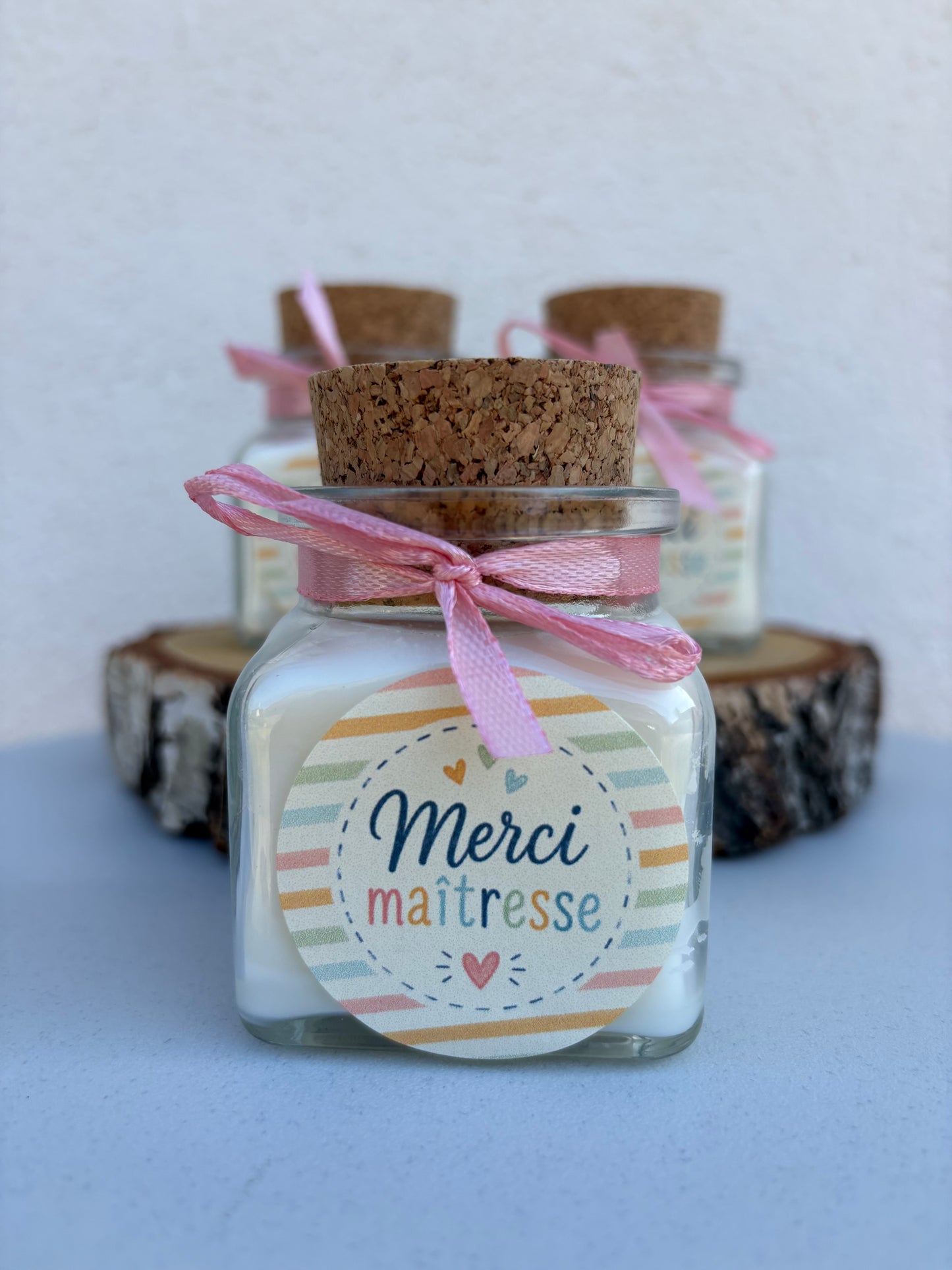Bougie Merci Maîtresse Modèle 2